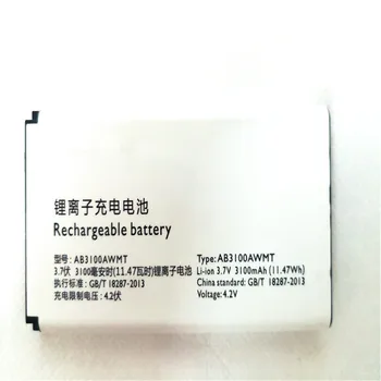 

AB3100AWMT cell phone Battery For PHILIPS Xenium E181 E180 CTE181 CTE180 Mobile phone with phone stander for gift