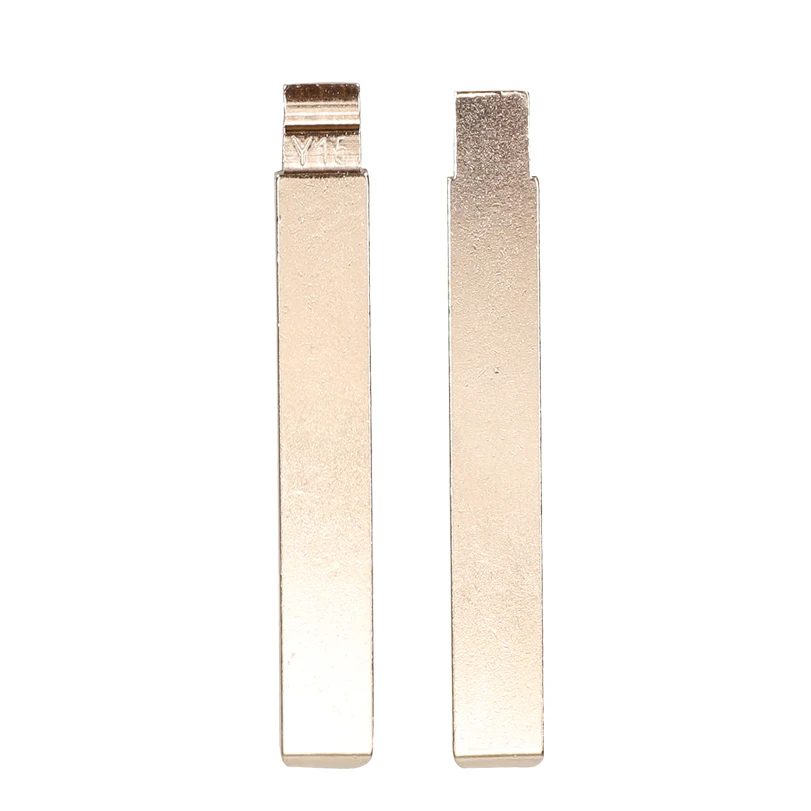 Car Remote Key 10pcs Y-15# 15# HU134 Y15 Metal Uncut Blank Flip Key Blade For Kia Venga for keydiy KD xhorse VVDI JMD