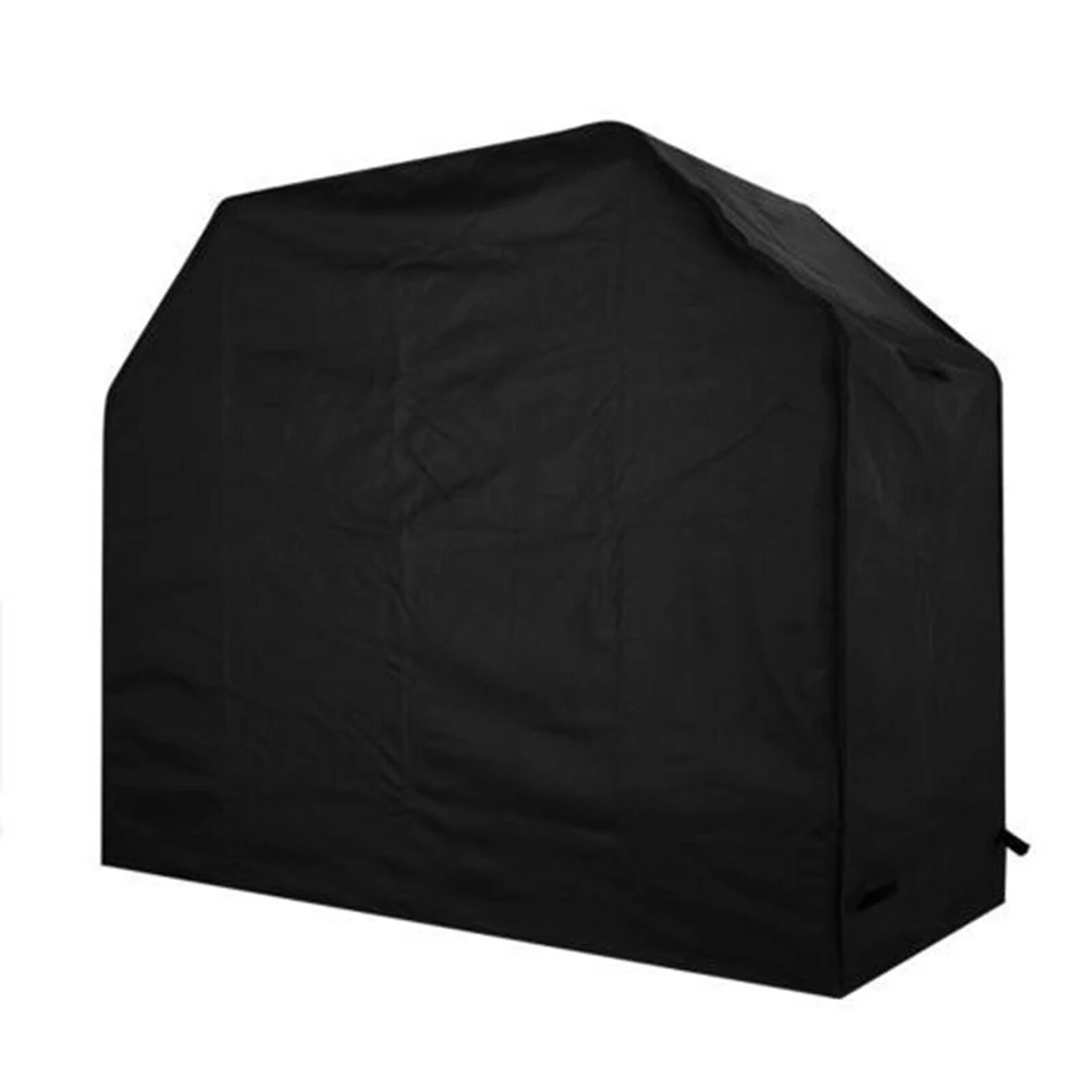 Black Outdoor Waterproof Barbecue Cover Anti Dust Rain Protection Dust Covers Barbecue Gas Grill Cover bbq grill accessories