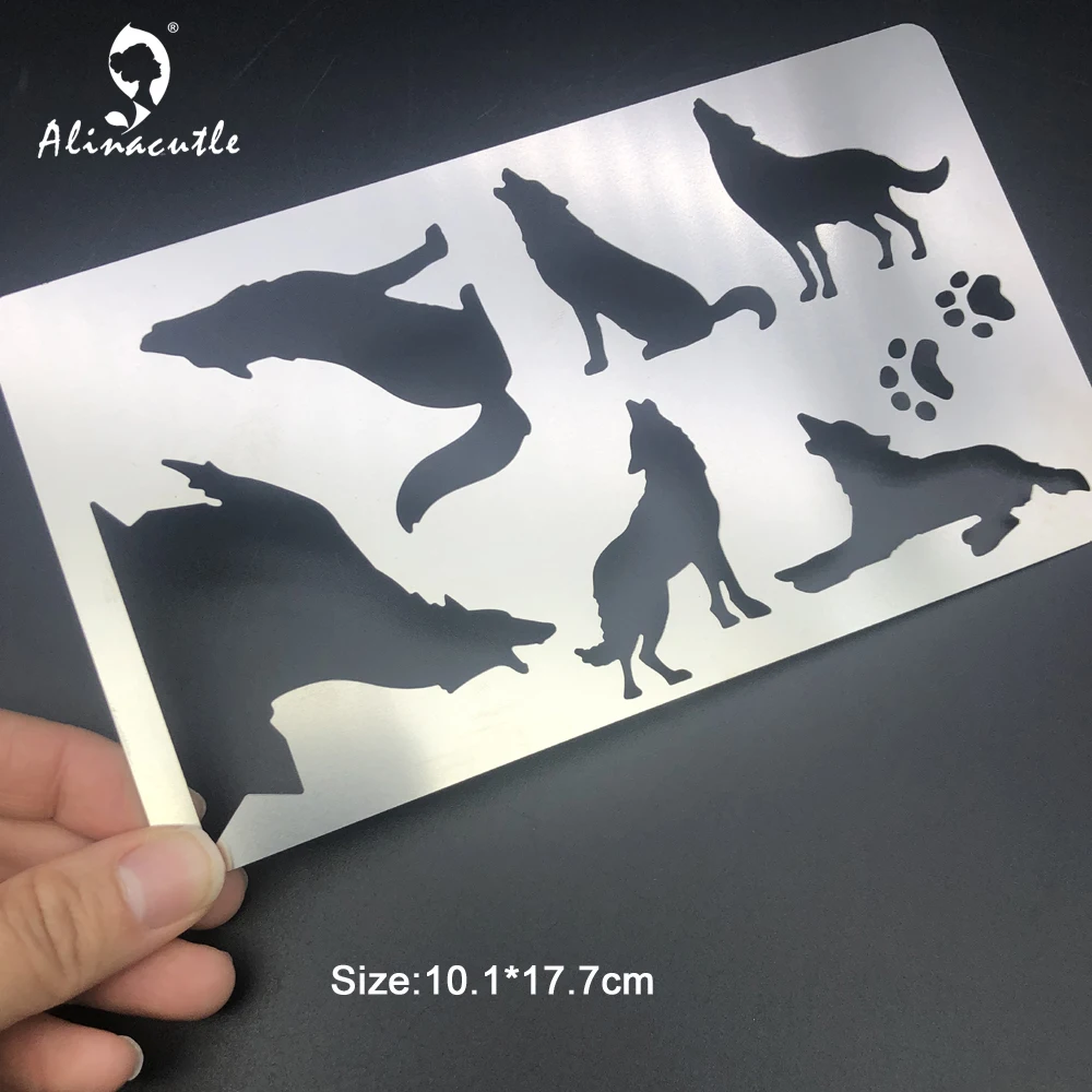 Metal Stencils Stainless Steel Template for DIY ,Wood Carving, Drawing Scrapbooking,Leather Art Craft Handmade Home Decoration 