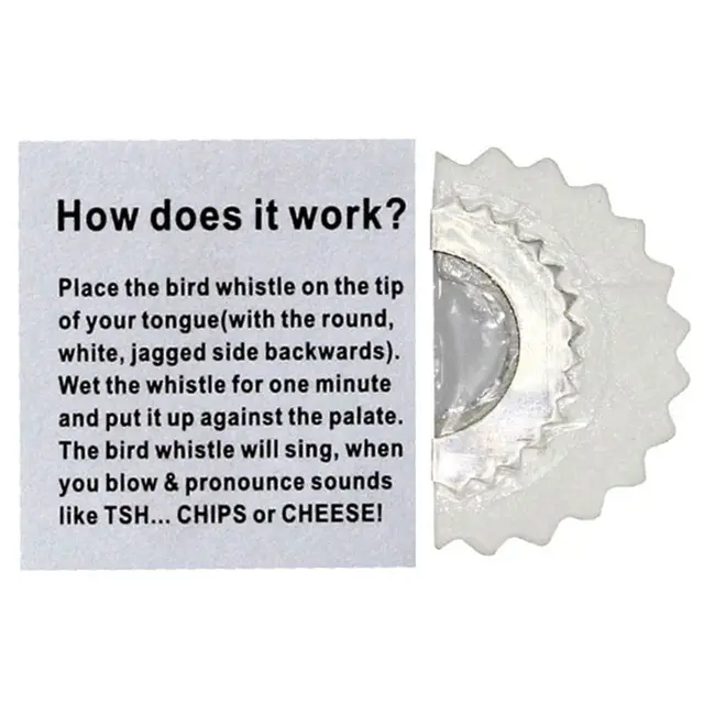 Bird Whistle Swiss Warbler Original Magic Tweeting Noisemaker Toys Tricks Gag K1MA 2