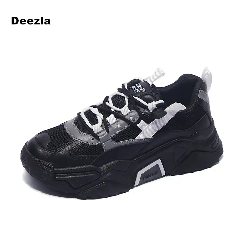 non slip black sneakers womens