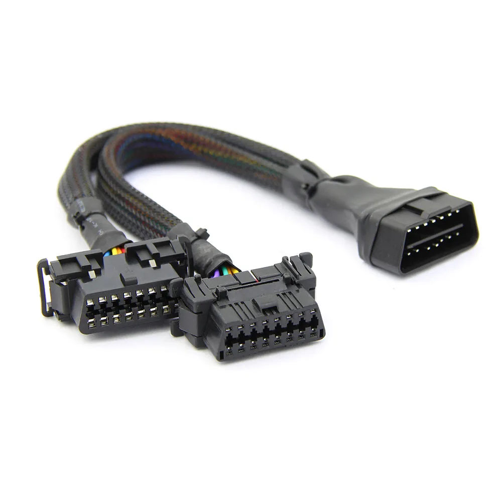Высокое качество OBD2 Удлинительный кабель OBD 16pin мужского и женского пола для ELM 327