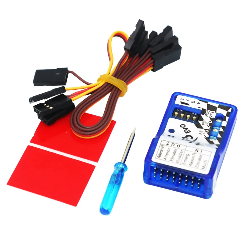 

For 3D 2D flight 1Set Fixed-wing Flight Gyro Balancer NX3 EVO Flight Controller Board Stabilization Controller Mayitr