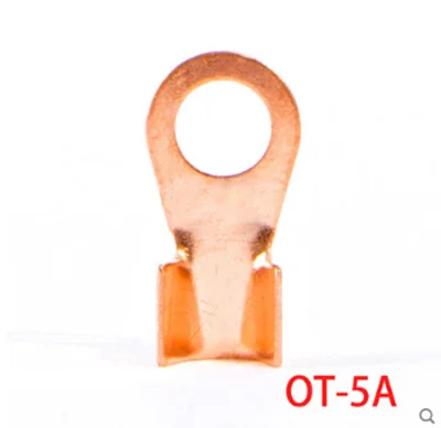 

10Pcs 5A Copper Battery Cable Connector Terminal Crimping 6-16mm2 Wire OT-5A