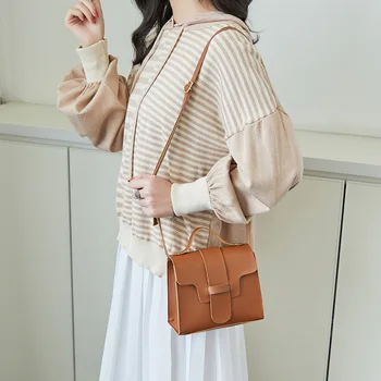 

Fashion Ladies Small Square Bag Handbag Shoulder Small Flip Messenger Bag Girl Crossbody Bag Lady Mobile Wallet Bolso Mujer