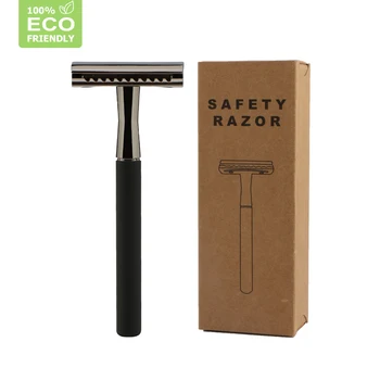 

HAWARD Double Edge Safety Razor Frosted Handle Manual Shaving Razor For Womens Hair Removal 20 Shaving Blade 2020 Newest Desgin