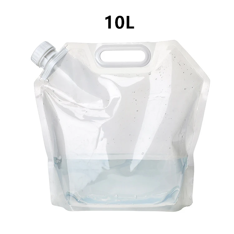 10L 5/10L Спорт на открытом воздухе складной стакан для воды кемпинг Пеший Туризм Пикник контейнер для воды подъема Перевозчик воды сумки для хранения ведро воды - Цвет: 10L