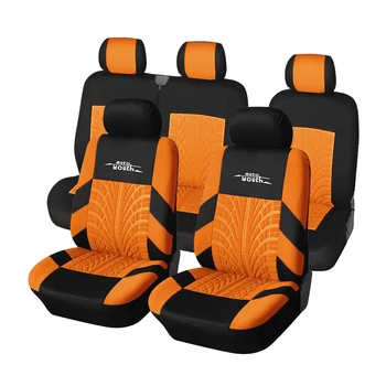 

AUTOYOUTH 7 Colors Fashion Tire Trace Style Universal Protection Car Seat Cover Suitable For Most Car Seat Covers Car Interior