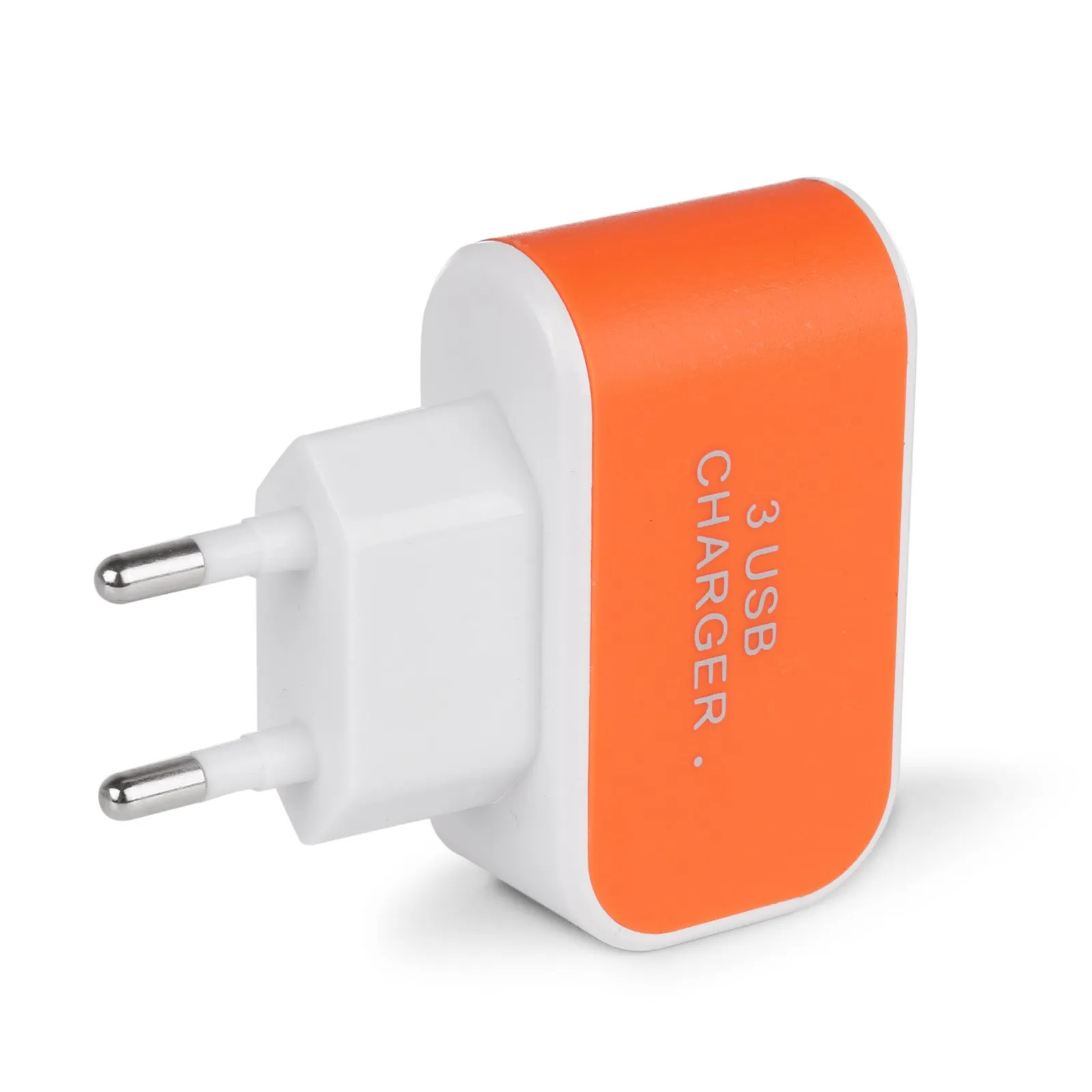 Зарядное устройство с 3 usb-хаб, 5 В, 2 А, адаптер, стандарт ЕС, 100-240 В, штепсельная Вилка для зарядки, розетка для путешествий, зарядка для телефона