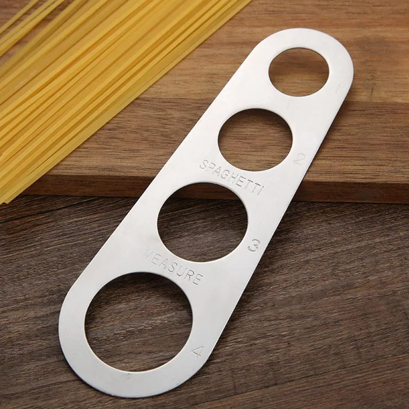 Нержавеющая сталь паста Измеритель для спагетти четыре отверстия измерительный инструмент кухонный гаджет измерительный инструмент