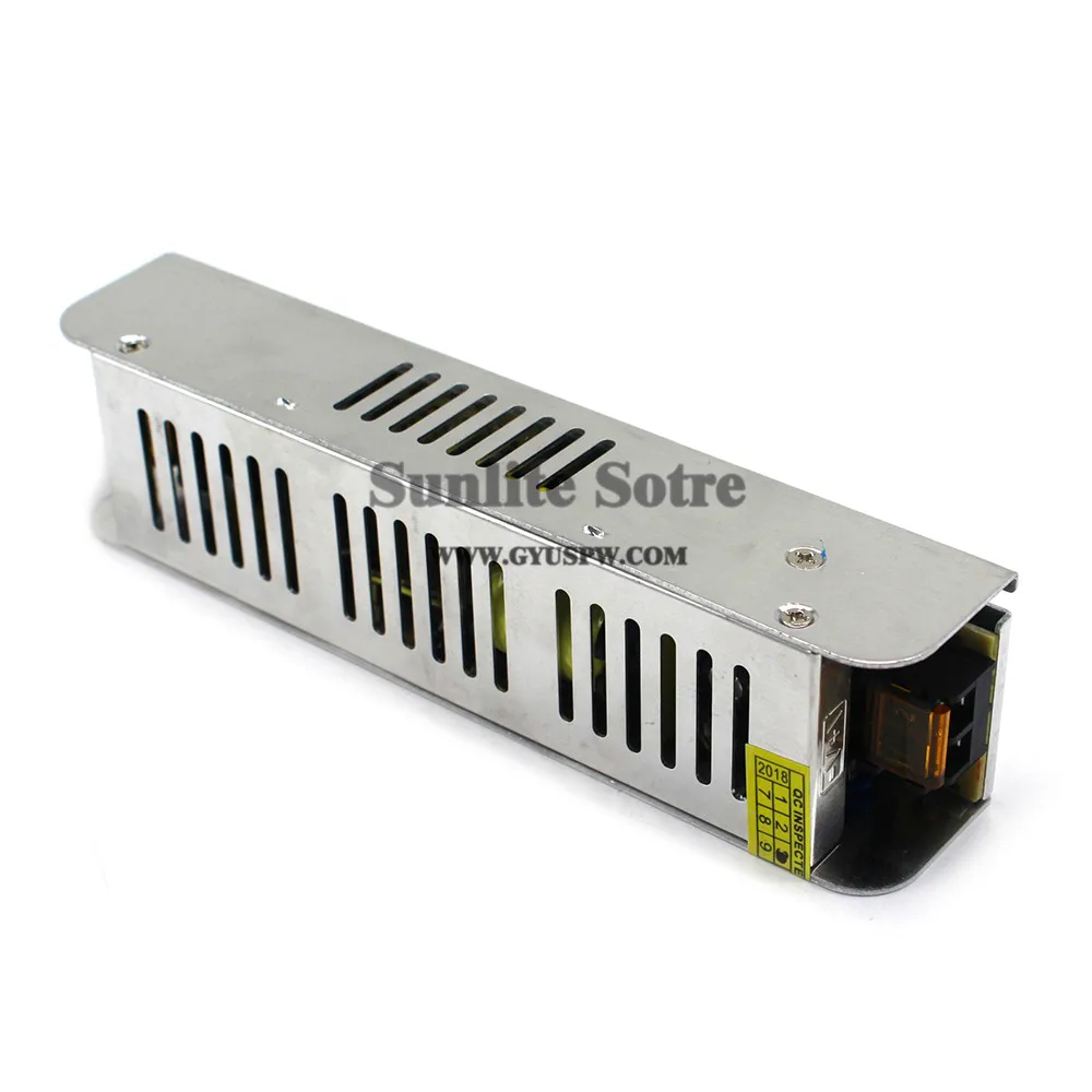 Одиночный выход Источник питания DC12V 10A 120 Вт СВЕТОДИОДНЫЙ Драйвер Трансформаторы AC-DC 12 В адаптер питания для CCTV Ленточные модули светильник монитор