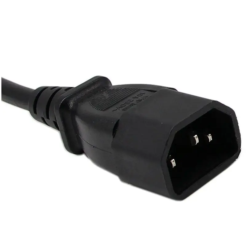 18 см IEC 320 90 градусов C13 3 Pin Female to C14 3 Pin Male PDU удлинитель питания для компьютера светодиодный HDTV монитор и сканирование