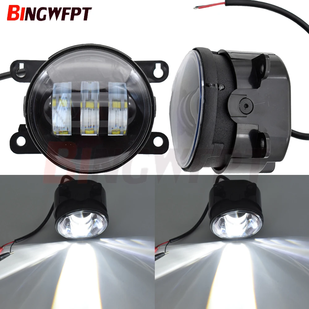 

2pcs LED Fog Light Lamp Front Bumper Light For Citroen C6 TD Saloon 2005-2015 For Citroen C4 Picasso UD_ MPV 2007-2015