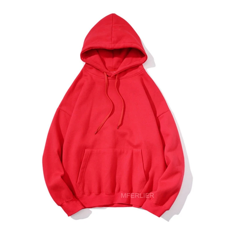 Красный Осень Зима толстовки мужские флисовые 5XL 6XL 7XL 8XL бюст 140 см большой размер свободные 9 цветов Толстовка мужская - Цвет: Красный