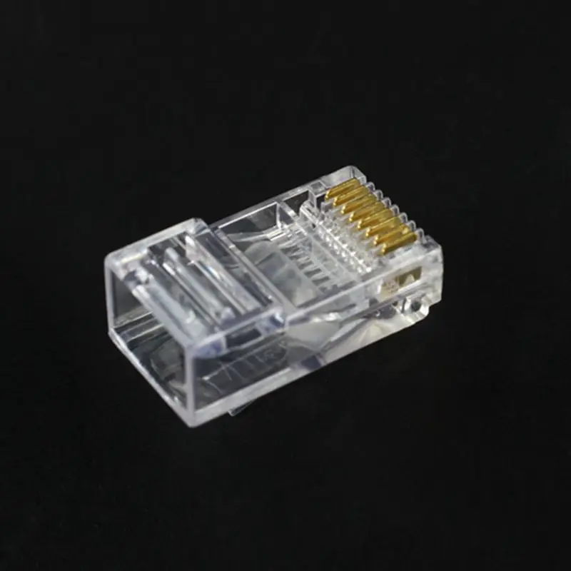 150 шт RJ45 8P8C сетевой кабель CAT5E Cat6 разъем обжимной разъем прозрачный