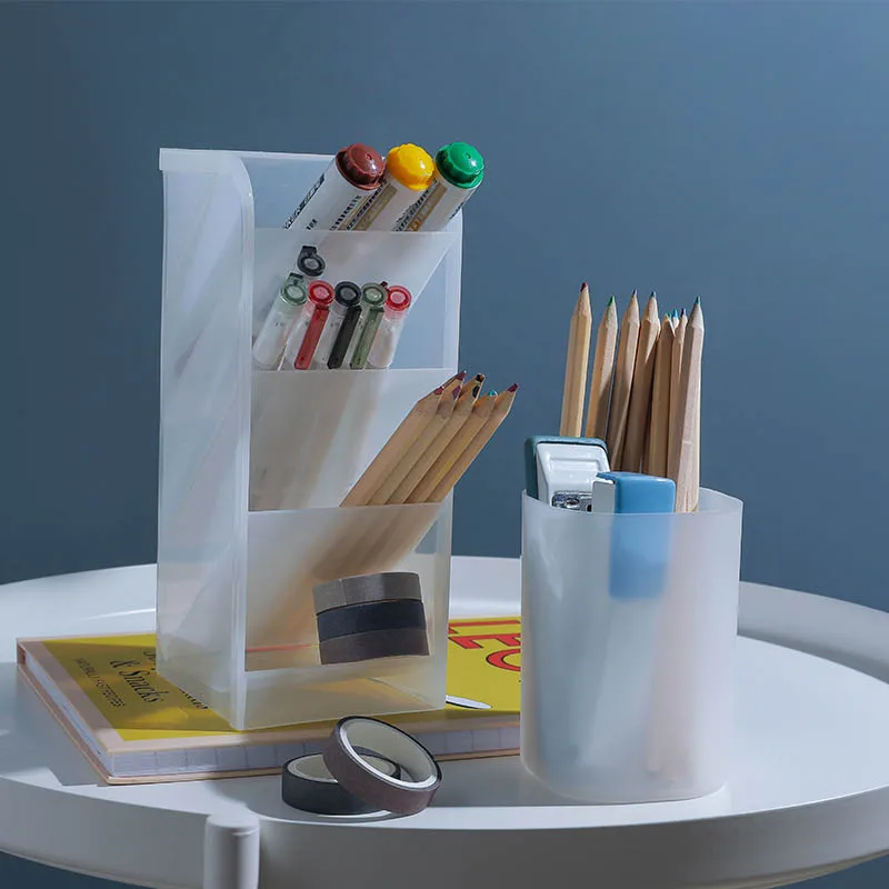 4 сетки стол для хранения мелочей Многофункциональный косметический держатель пластиковый материал ручка карандаш коробка для хранения Настольные принадлежности