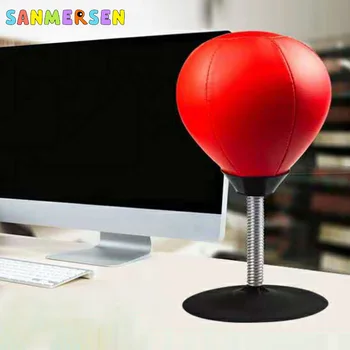 

Building Boxing Punching Speed Balls Office Table Toys PU Punch Training Sport Decompression Practical Stress Release