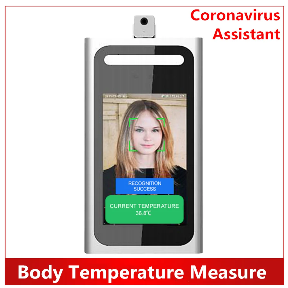 

Coronavirus Assistant Face Recognition and Non-contact Infrared Body Temperature Detector Face Mask Detection