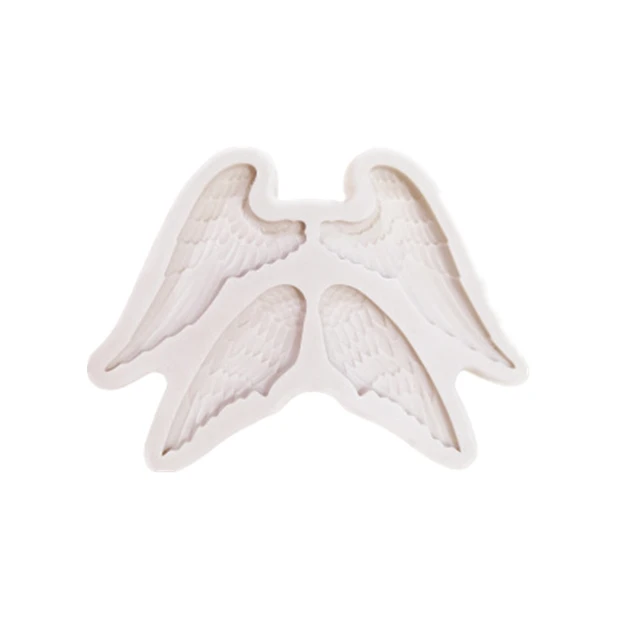 Angel Wings Fondant Silicone Molds Baby Birthday Cake Decorating Tools Cupcake Resin Clay Molds Kitchen Baking Accessorie M536 3