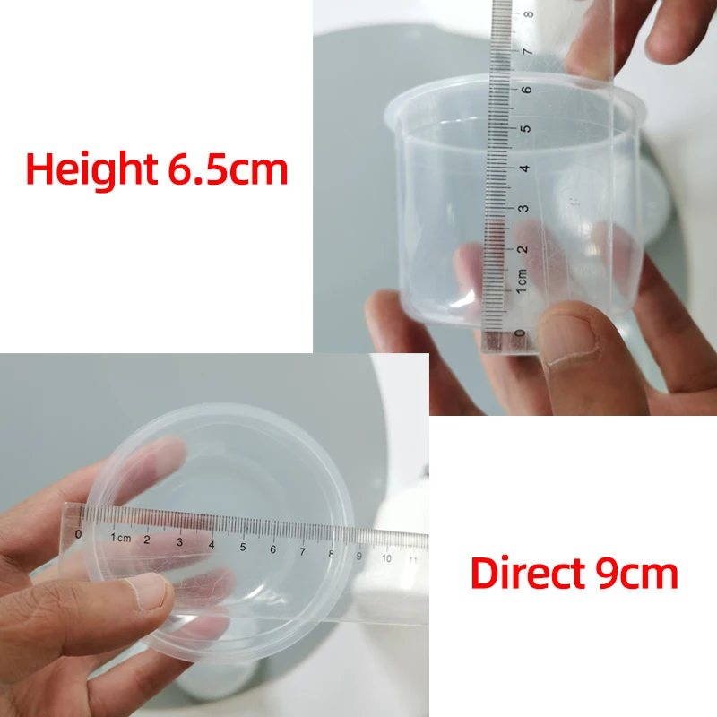 50pcs Spray Gun Paint Mixing Cup PPS Spray Gun Tank Pps Tank 200ml Disposable Paint Cup Type H/O Quick