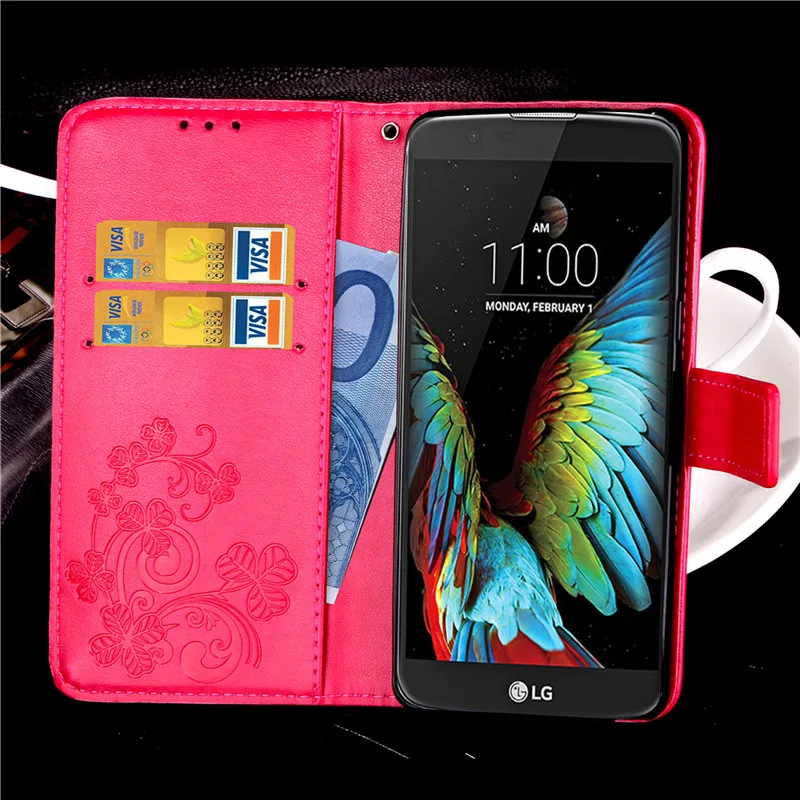 Флип-чехол для LG K10 LGK10, роскошный кожаный чехол для LG K 10 K10 4G Lte K430ds K430 K420 K420N K410, кошелек, чехол для телефона s