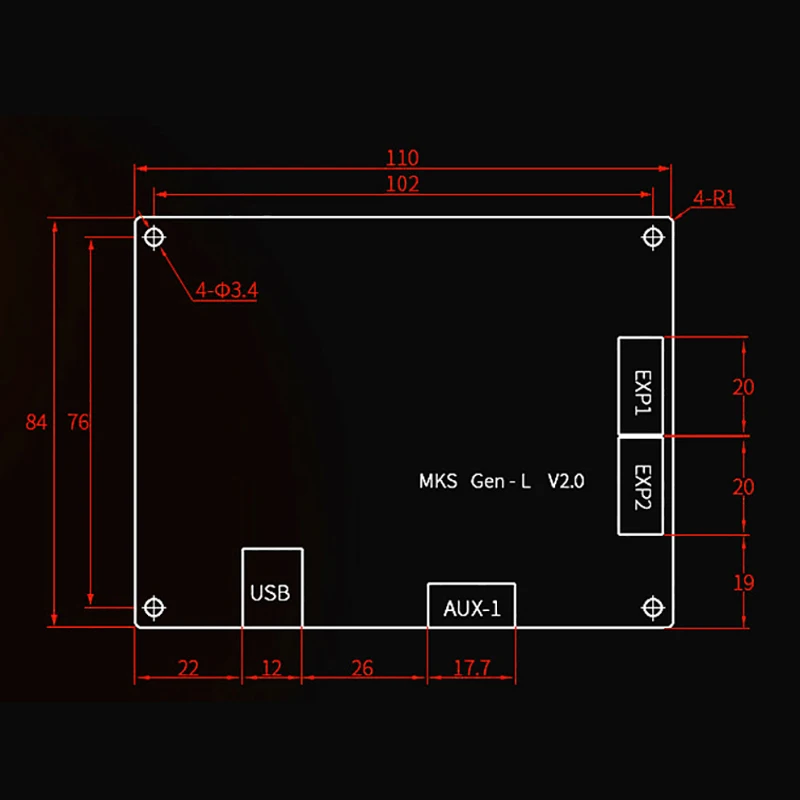 Dotbit 3d принтер TMC2130 Драйвер шагового двигателя+ MKS GEN L V2.0 Комплект материнской платы Marlin