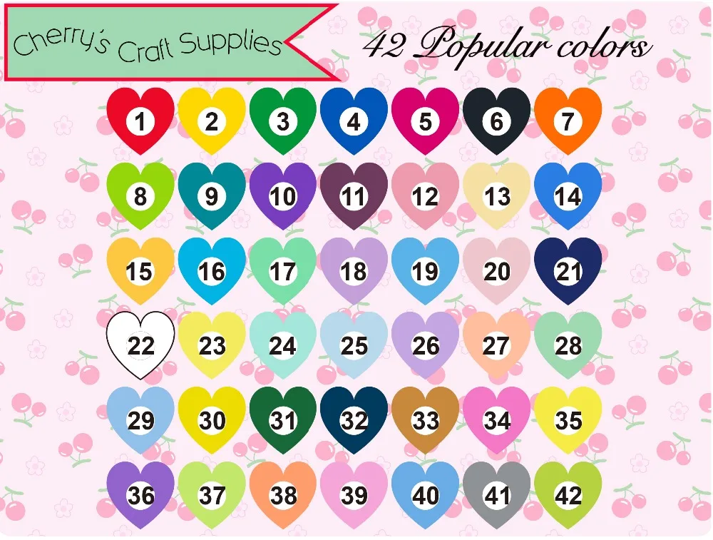CX1- 42 popular colors