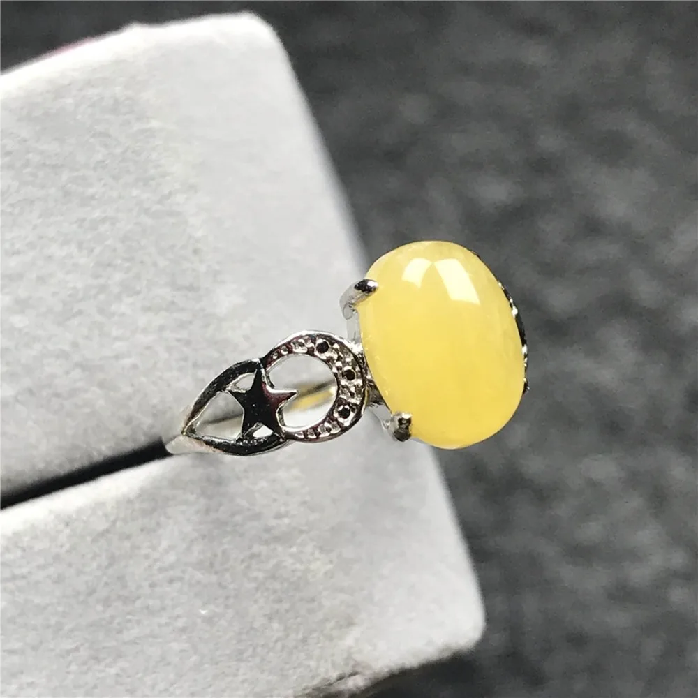 Yellow Amber Ring (85)
