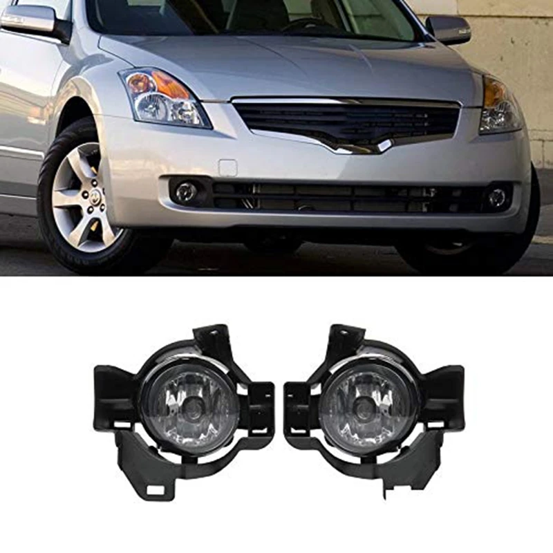

for 10-12 Altima 4D/4DR Sedan Clear Lens Driving Fog Lights+Bulbs+Switch+Wiring By Z-Room
