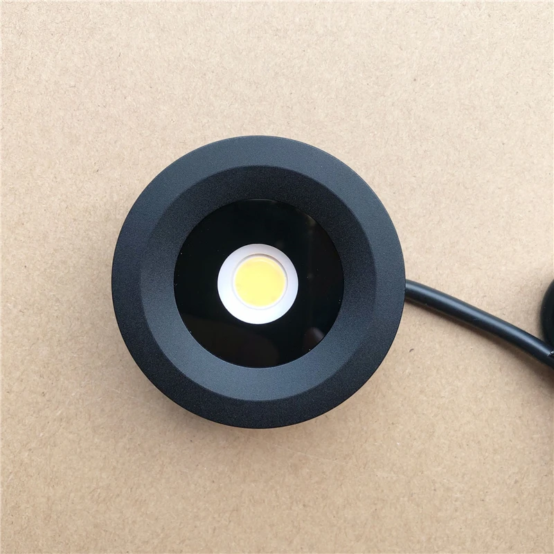 Dimmable COB Under Cabinet Lights 7W LED Puck Light Kitchen Round Counter Shelf LED Closet Cupboard Showcase Wardrobe Home Lamp
