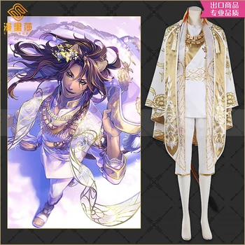 

2020 New! Anime Twisted Wonderland Leona Fairy Dinner Uniforms Cosplay Costume Carnival Cos Outfit H