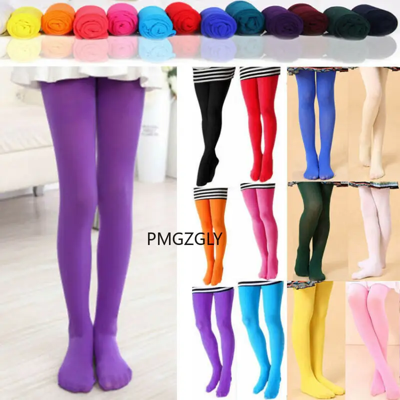Kids Girls Tights Pantyhose Hosiery Stockings Princess Party Ballet Dance Stockings 1-9Y baby girl stockings tights