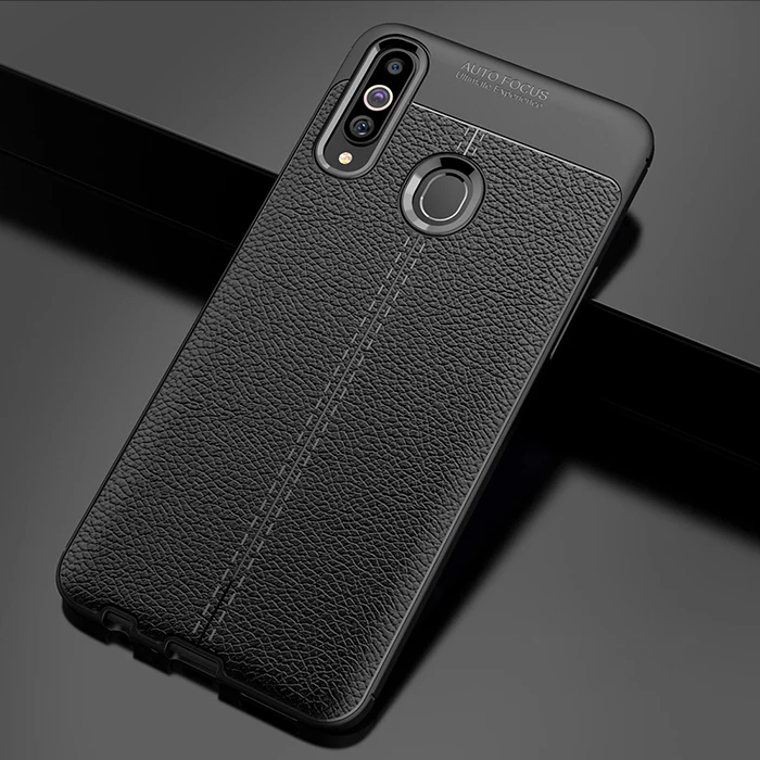 Чехол для samsung Galaxy A10 A20e чехол Роскошный бронированный бампер чехол для samsung Galaxy A 10 A10s A20s A30s A50s Чехол Мягкий ТПУ чехол - Цвет: Черный