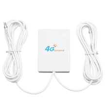 LEORY 2*2 м кабели 3g 4G LTE антенны внешние антенны для huawei zte 4G LTE маршрутизатор модем антенна с TS9/CRC9/SMA разъем