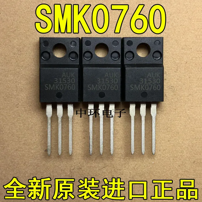 10 шт./лот SMK0760 TO-220F 7A 600Vx m y