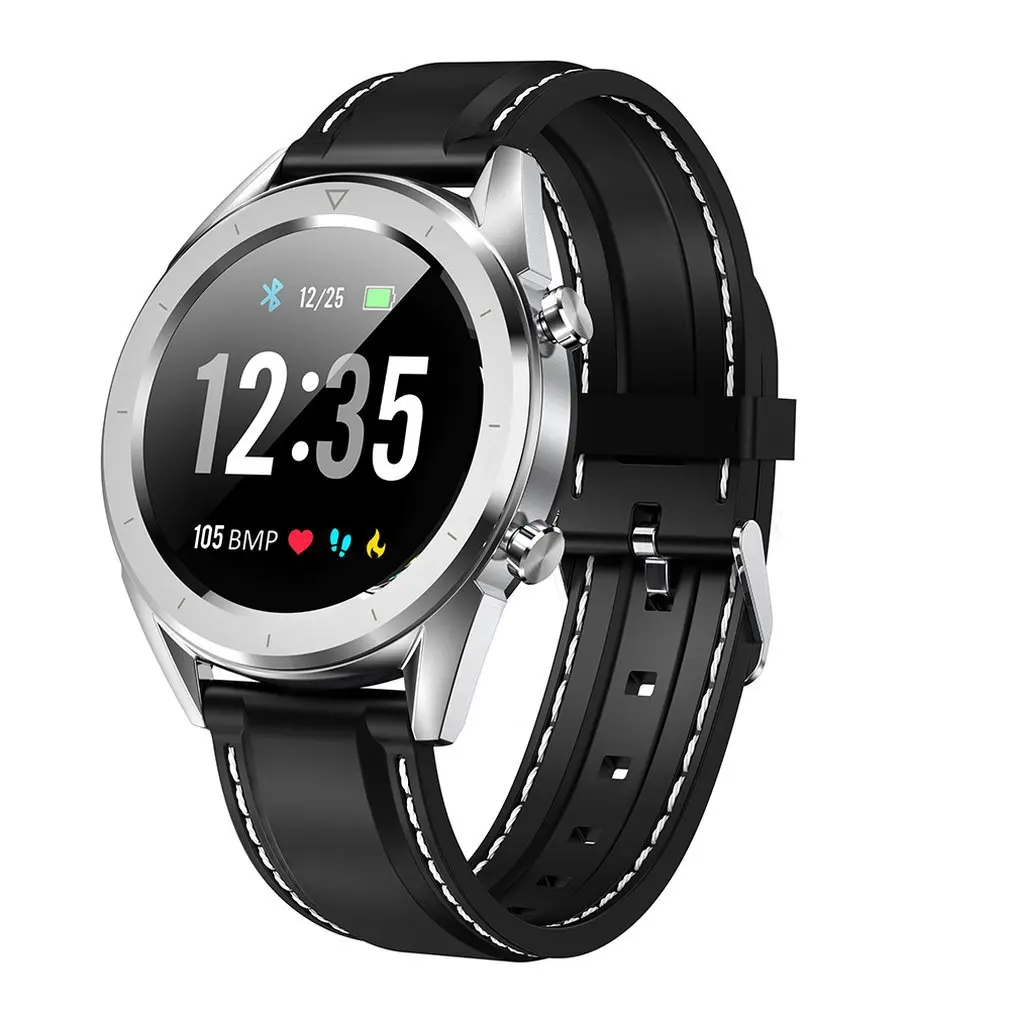

2019 Black SmartWatch men cheep bluetooth android/ios phones 4g waterproof GPS touch screen Smart Watch sport womens Health