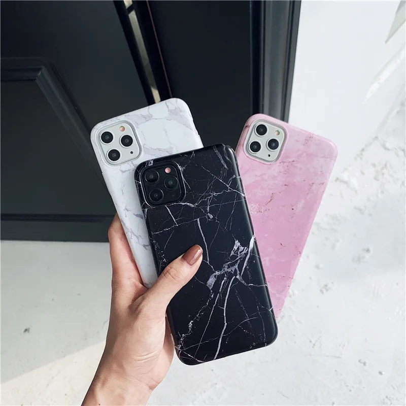 Чехол для телефона для iPhone 7 8 Plus Роскошный Глянцевый гранитный камень мраморная текстура чехол для iPhone 11 Pro X XS Max XR оболочка