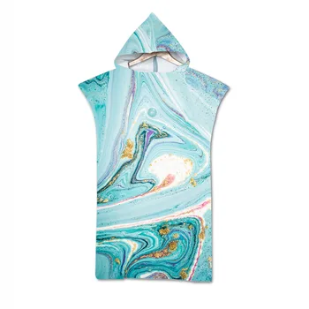 

SOFTBATFY Starry Sky Adult Hooded Bath Towel Wearable Cape Cloak Microfiber Summer Beach Towel Dropshipping