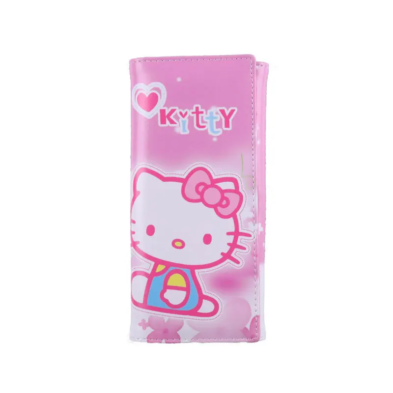 09 Модный женский короткий кошелек с рисунком HELLO KITTY, милый персональный Детский кошелек, цветная женская кожаная сумка высокого качества - Цвет: 09