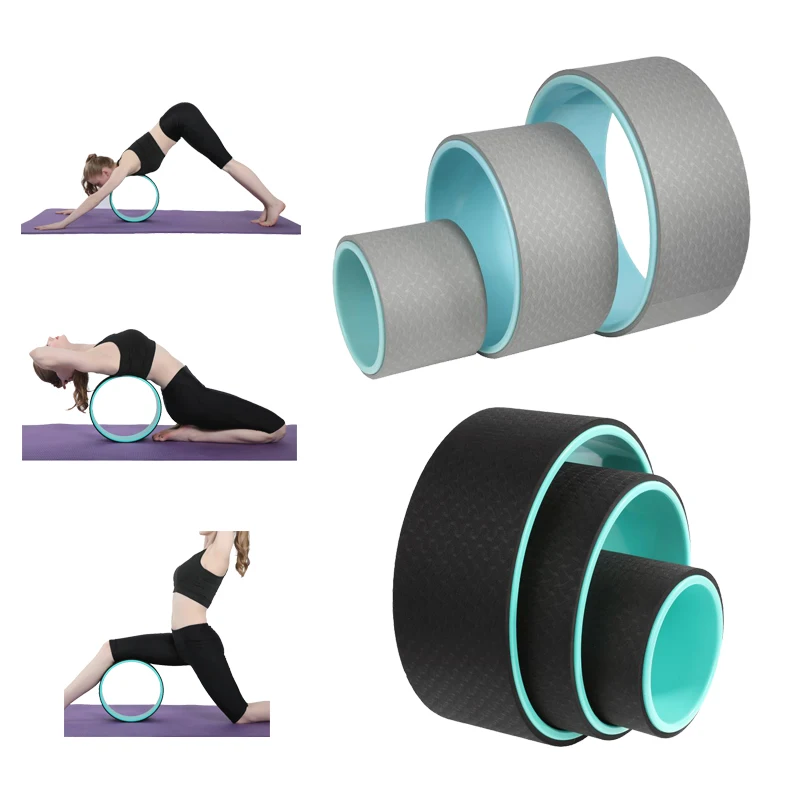 13/10.5/6.5inch 3PCS/Set Yoga Wheel Set Fitness Yoga Roller Gym Waist Slimming Ring Training Tool Body Buliding Equitment