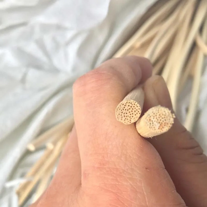Rattan Weaving Material 10 Meters Round Diameter Indonesian Natural Rattan Core Cane Stick 2mm 3mm 4mm 5mm 6mm 7mm for Home Furniture Chair Weaving