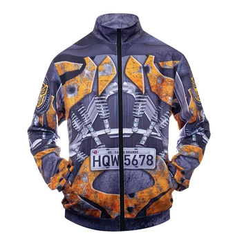 

2020 New Transformers Cosplay Costume 3D Anime Printed high quality Zipper Coat Fashion Sweatshirts Tracksuit Fitness Jacket