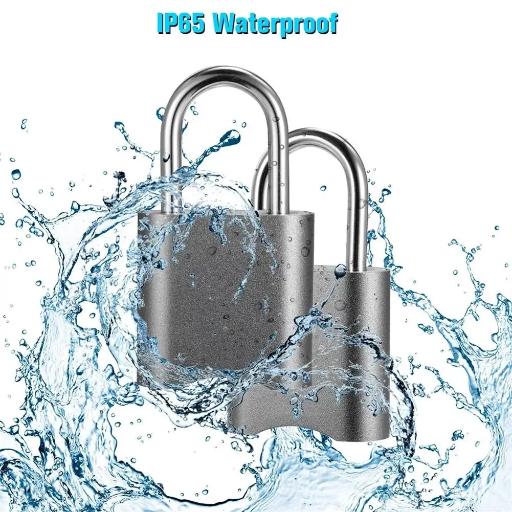 

Smart Electronic Door Lock Bluetooth Fingerprint Padlock Door Locker for Android iOS App Remote Control Padlocks