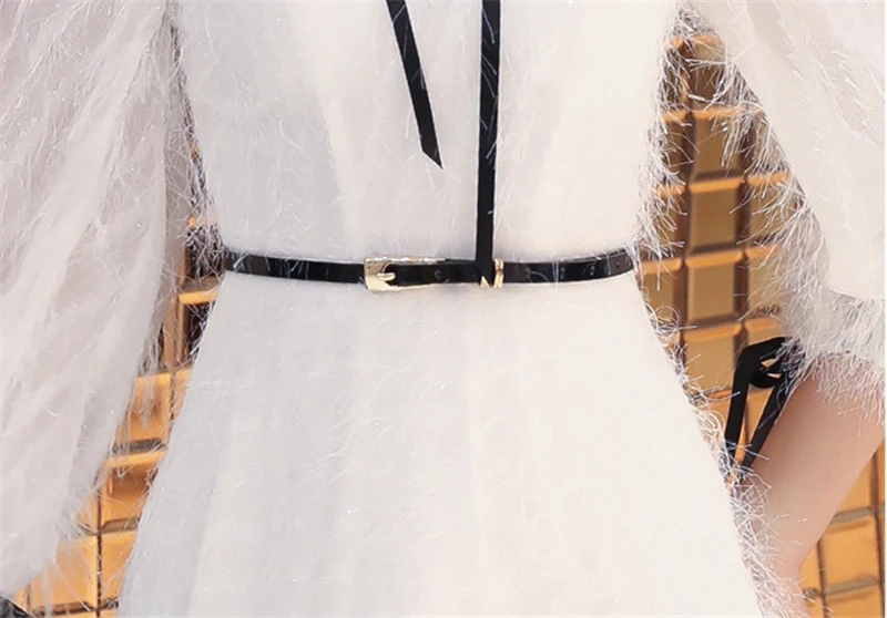 Skyyue белое платье для выпускного вечера с рукавом три четверти Vestidos De Gala Высокий воротник перья размера плюс короткий рукав платья для выпускного вечера E433