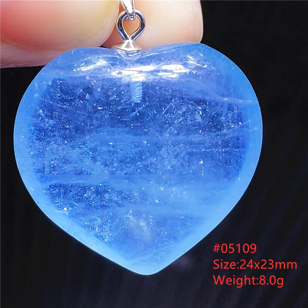 Colgante de cristal de Aguamarina azul para mujer y hombre, collar de topacio de gota de agua de transparente Brasil AAAAA _ - AliExpress Mobile