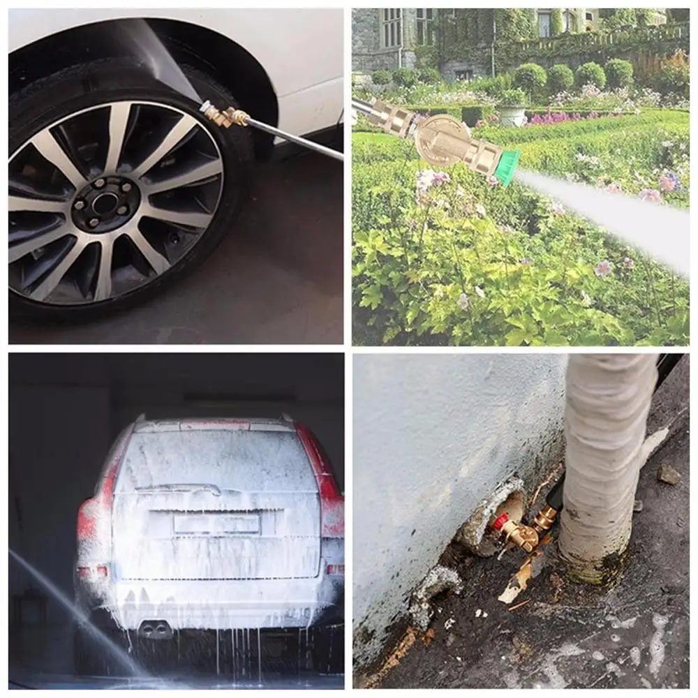 4500PSI Быстроразъемное сопло высокого давления 1/4 дюйма Быстроразъемное поворотное соединение 240 градусов Мойка под давлением спрей Nozz@ 25