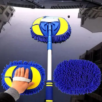 

For Chenille Car Duster Microfiber Car Wash Mop Car Wash Brush Scratch Free Cleaning Tool Dust Collector Supplies