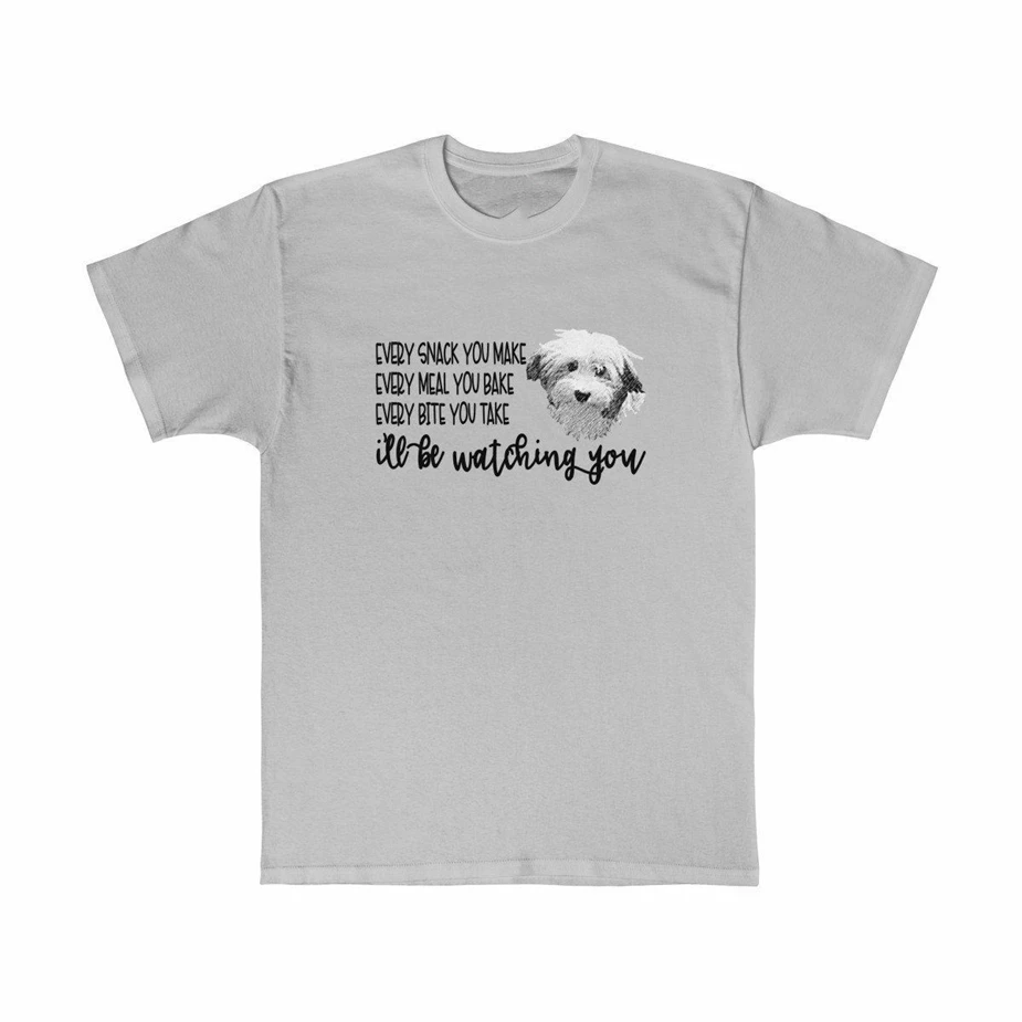 Havanese Puppy Dog Every Snack You Make I'll Watching t-Shirt | Мужская одежда