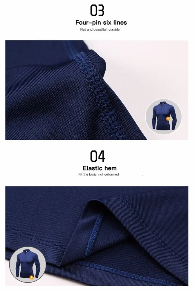 Yuerlian Wicking Мужская спортивная одежда компрессионные фитнес-колготки беговая рубашка тренировочные длинные футбольные майки Demix Gym Man'S T-Shirt